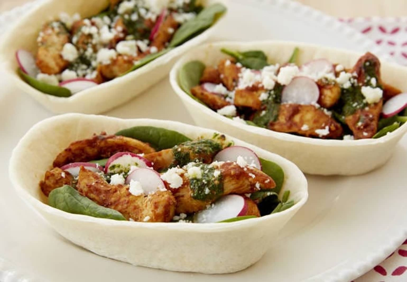 Chicken Taco Bowls™ with Mint and Chive Chimichurri